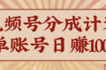 视频号分成计划，AI开花视频玩法，操作简单，10分钟一个，手把手教你操作