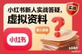 小红书新人实战答疑，小红书虚拟资料项目实战答疑