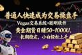 （17178期）普通人快速成为交易操盘手 Vegas交易系统+聪明软件 ， 黄金期货日赚50-1000U， 长期稳定，小…